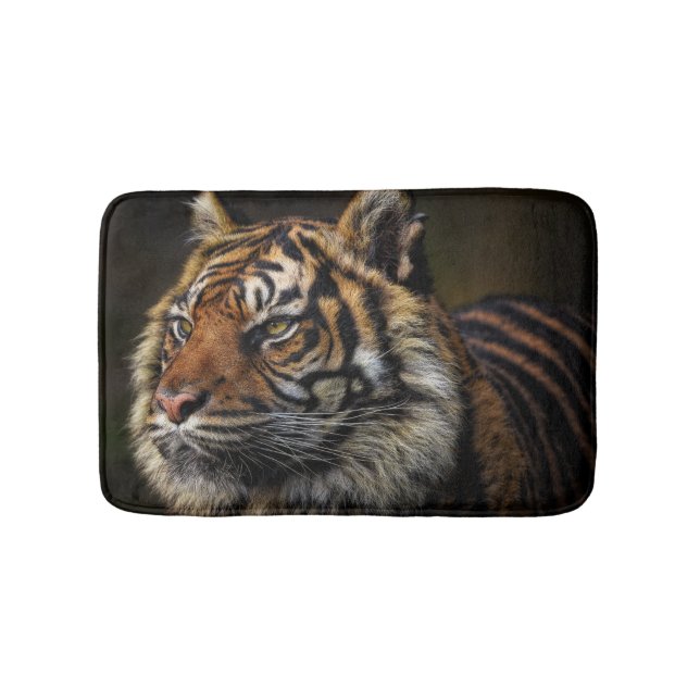 Personlig Vild Djur Tiger Badrumsmatta (Framsidan)