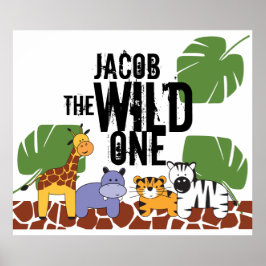 Personlig Vild ett Poster