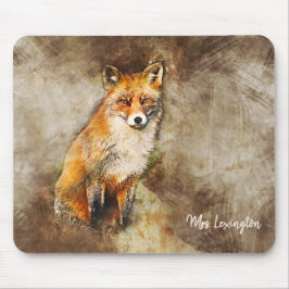 Personlig Vild Fox in Nature Art Musmatta