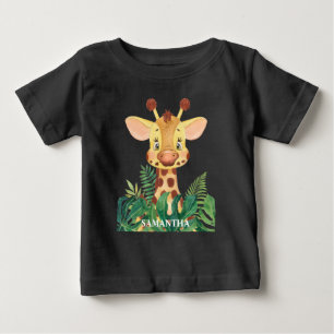 Personlig vilda djur Giraff Bebis  Bebis  T Shirt