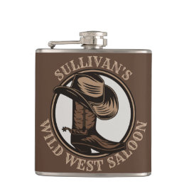 Personlig Vilda western Saloon Western CowboyBoots Fickplunta