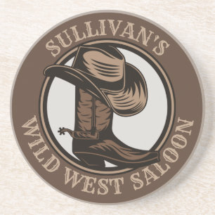 Personlig Vilda western Saloon Western CowboyBoots Underlägg