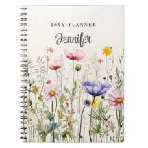 Personlig vildblomsplaneringskalender | Anpassad b