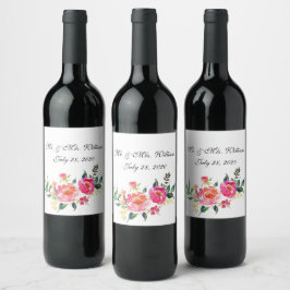 Personlig vin-etikett vinflaska etikett