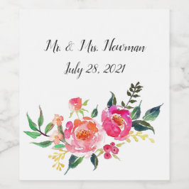 Personlig vin-etikett vinflaska etikett