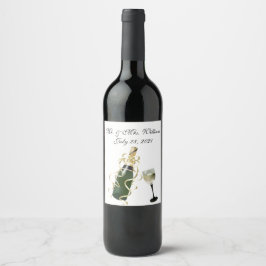 Personlig vin-etikett vinflaska etikett
