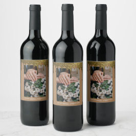Personlig Vin-etiketter, Anpassningsbar Flaska Vinflaska Etikett