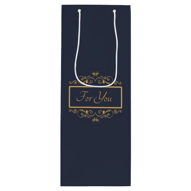 Personlig Vin Gift Bag (Framsidan)