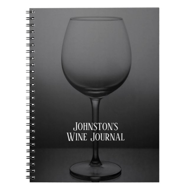 Personlig Vin Journal Anteckningsbok (Framsidan)
