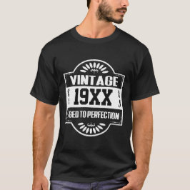 PERSONLIG VINTAGE 19XX ÅLDRAS TILL PERFECTION TEE SHIRT