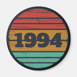 Personlig vintage 30års födelsedag-gåvor magnet