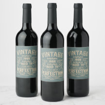 Personlig vintage 65-års födelsedag whisky-tema