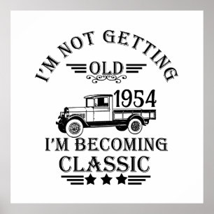 Personlig vintage 70 födelsedag manar gåvor poster