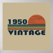 Personlig vintage 75:e födelsedag