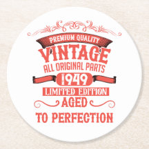 Personlig vintage 75:e födelsedagsfest