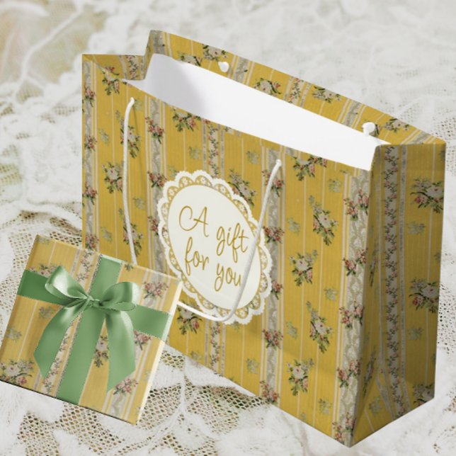 Personlig Vintage Antik Gul Tapet (Personalize it!)