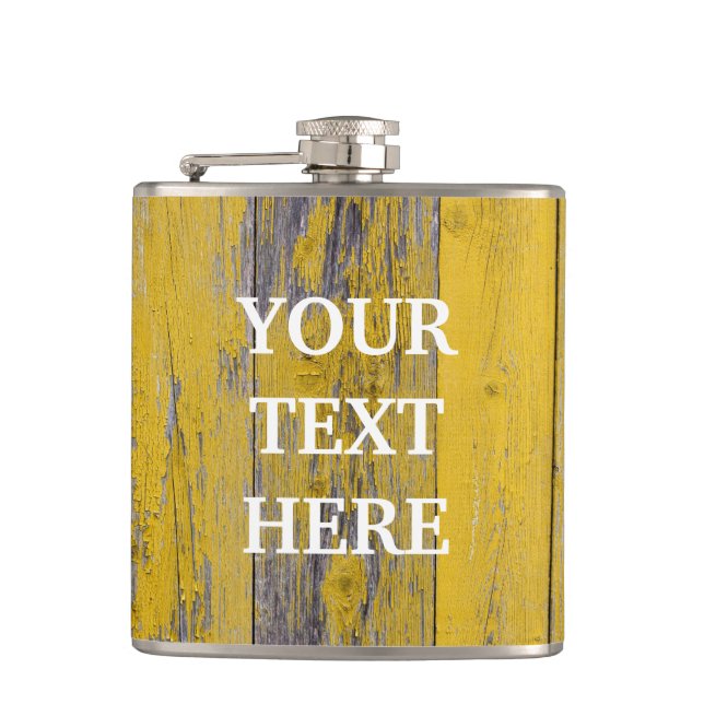 Personlig Vintage Bakgrund av trä Fickplunta (Framsidan)