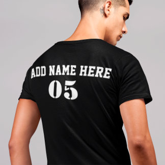 Personlig Vintage Baseball Namn Number Retro T Shirt