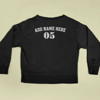 Personlig Vintage Baseball Namn Number Retro