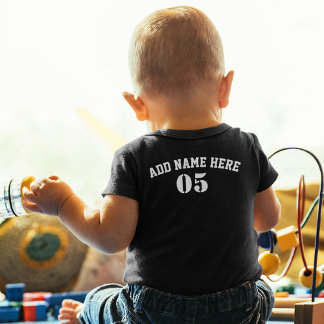 Personlig Vintage Baseball Namn Number Retro T Shirt