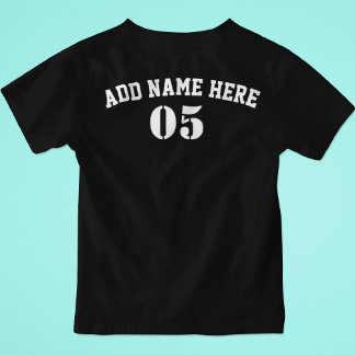 Personlig Vintage Baseball Namn Number Retro T Shirt