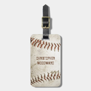 Personlig Vintage Baseboll Bagagebricka