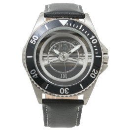 Personlig Vintage bil Steering Wheel Watch Armbandsur