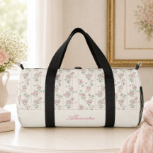 Personlig Vintage Blommig Monogram