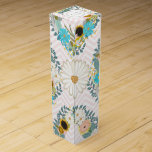 Personlig Vintage Blommigt Garland Mönster Vinlåda<br><div class="desc">Vintage Blommigt Garland Mönster</div>