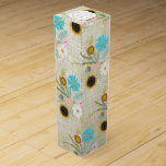 Personlig Vintage Blommigt Garland Mönster Vinlåda<br><div class="desc">Vintage Blommigt Garland Mönster</div>