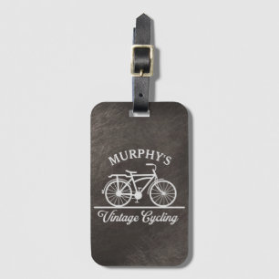 Personlig Vintage Cycling Retro Cycle Bagagebricka