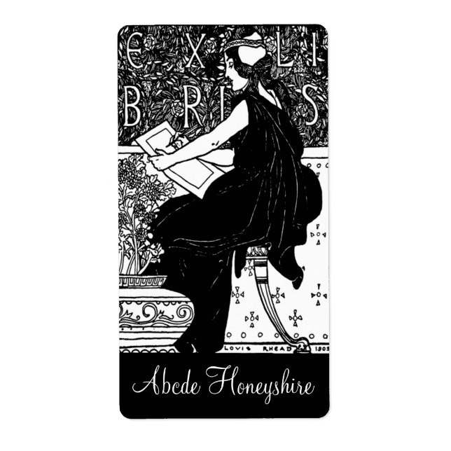 Personlig Vintage Dam Fraktsedel (Framsidan)