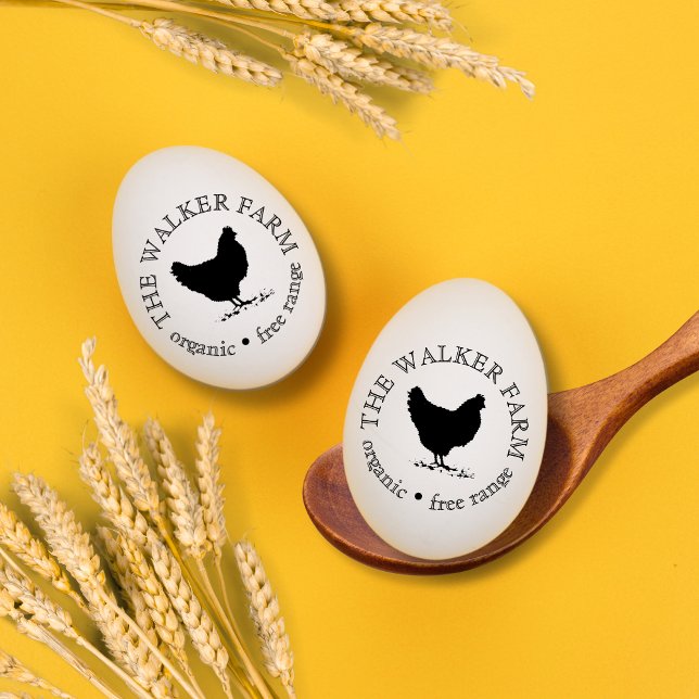 Personlig Vintage Egg Frimärke Stämpel (Skapare uppladdad)