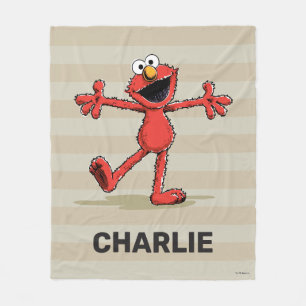 Personlig Vintage Elmo Fleecefilt