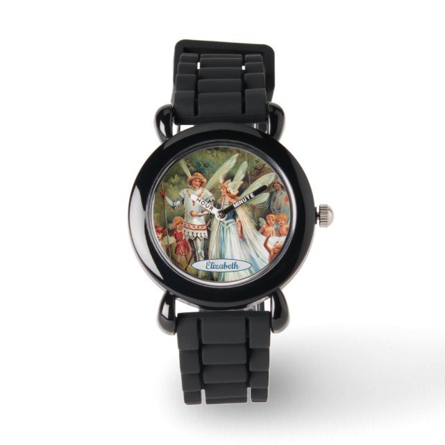 Personlig Vintage Fairy Armbandsur (Framsida)