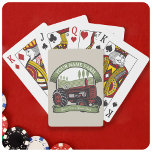 Personlig Vintage Farm Tractor Land Farmer Casinokort<br><div class="desc">Personlig Vintage Farm Tractor Land Farmer Family Farm - Rolling Backe,  Harvest Fält och Träd,  Cattle Dairy Cows - Customize with your Name or Anpassningsbar Text!</div>