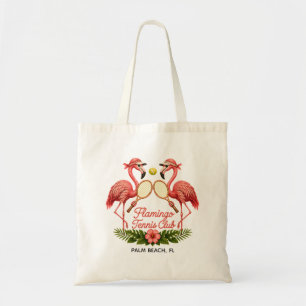 Personlig Vintage Flamingo Tennisklubb Tygkasse