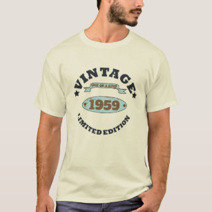Personlig vintage födelsedag manar-gåva t shirt