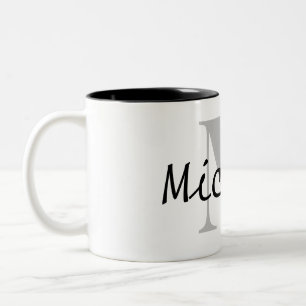 Personlig Vintage Gifts for guitarist, musiker Två-Tonad Mugg