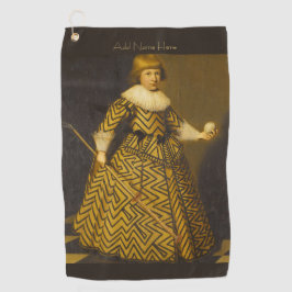 Personlig Vintage Golfers Golf Towel