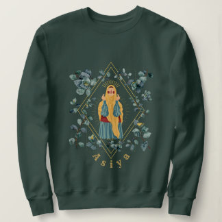 Personlig Vintage Grönt Muslimah Sweatshirt T Shirt