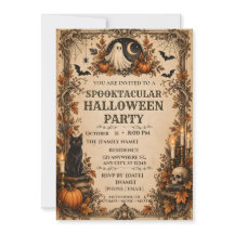 Personlig Vintage Halloween-fest