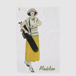 Personlig Vintage Mode Golfhandduk