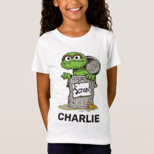 Personlig Vintage Oscar the Grouch Skjut upp T Shirt