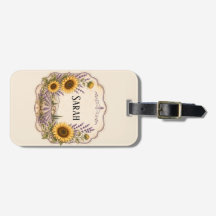 personlig vintage provence lavendel och solros