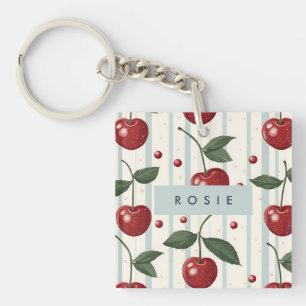 Personlig Vintage Retro Red Cherry Mönster