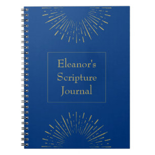 Personlig Vintage Scripture Journal Anteckningsbok