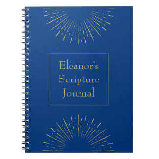 Personlig Vintage Scripture Journal Anteckningsbok