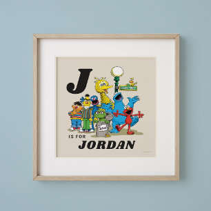 Personlig Vintage Sesame Street Pals Poster