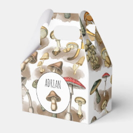 Personlig Vintage Skogssvampar Presentaskar